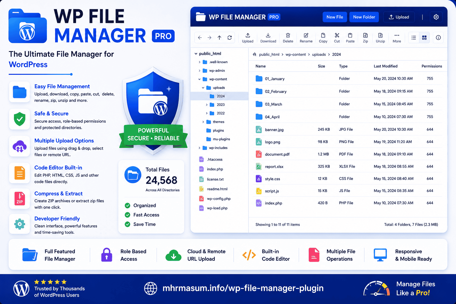 WP File Manager Plugin image