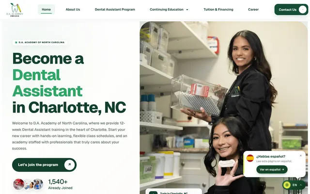 D.A. Academy of North Carolina website