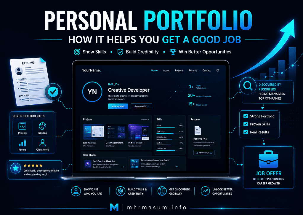 How Personal Portfolio Can Help you to Get a Good Job