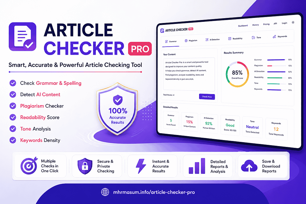 Article Checker Pro