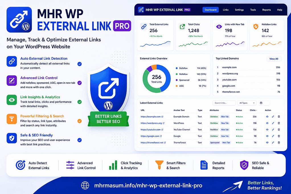 MHR WP External Link Pro