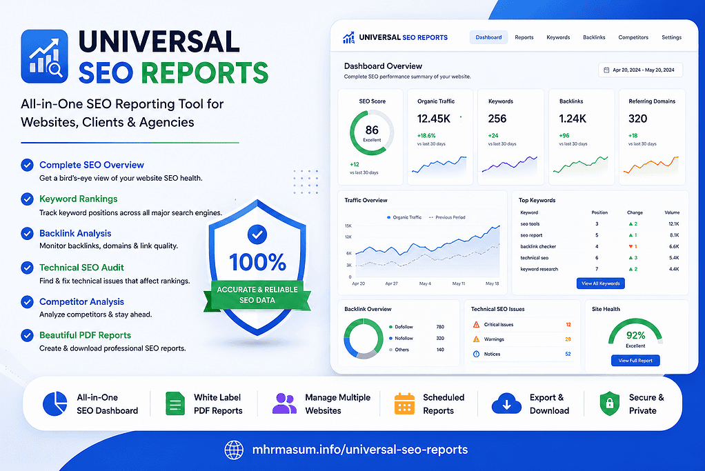 Universal SEO Reports