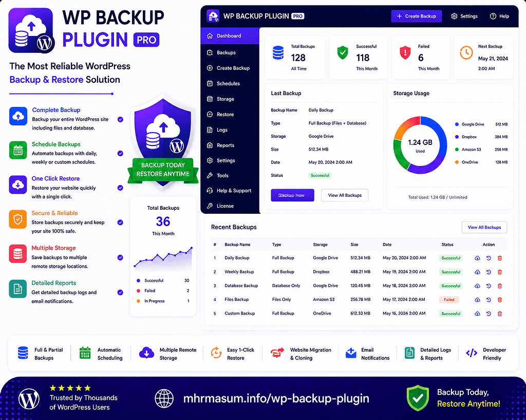 WP Backup Plugin