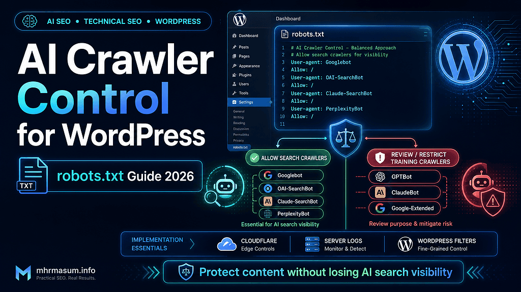 AI Crawler Control for WordPress