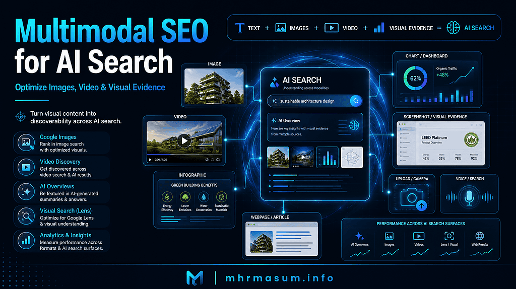Multimodal SEO for AI Search: How to Optimize Images, Videos, Charts and Visual Evidence