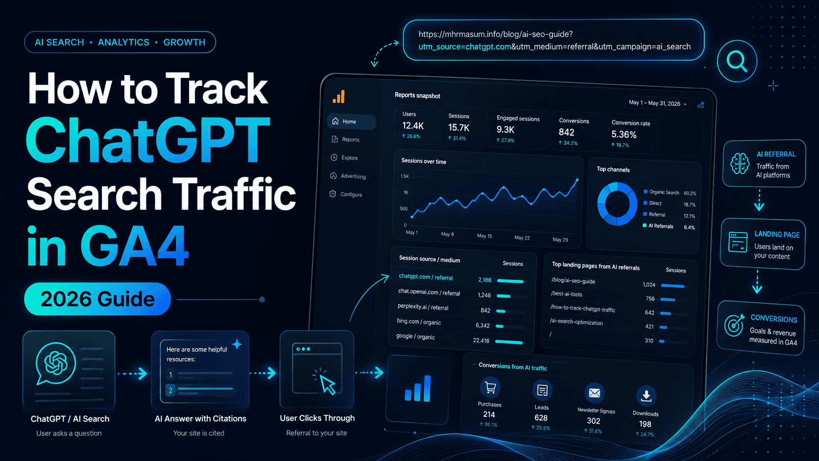 How to Track ChatGPT Search Traffic in GA4 image