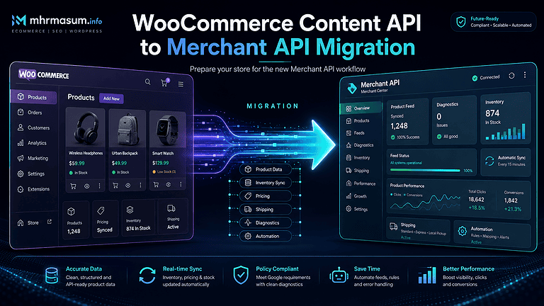 Content API for Shopping Shutdown: WooCommerce Migration to Google Merchant API