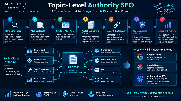 Topic-Level Authority SEO: Google Search & Discover Guide
