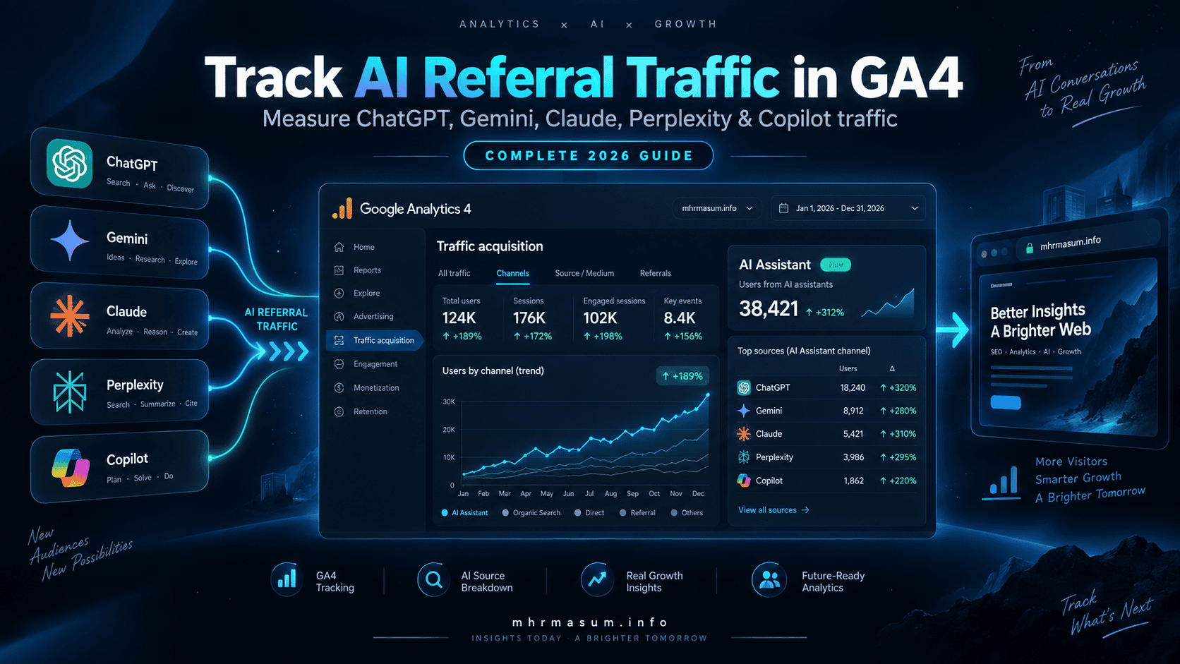 Track AI Referral Traffic in GA4: Complete 2026 Guide image